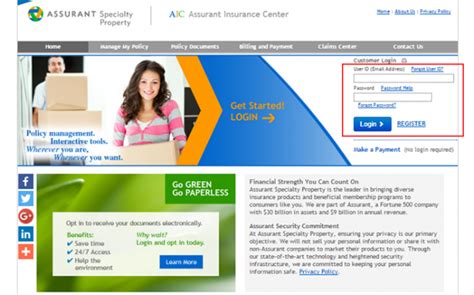 my assurant insurance log in.